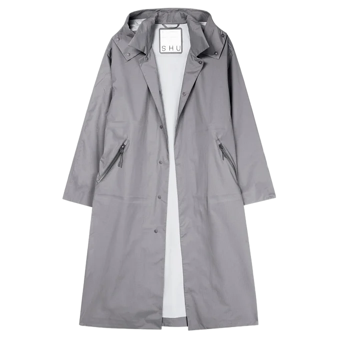 Рипстоп тренч мужской SHU светло-серый