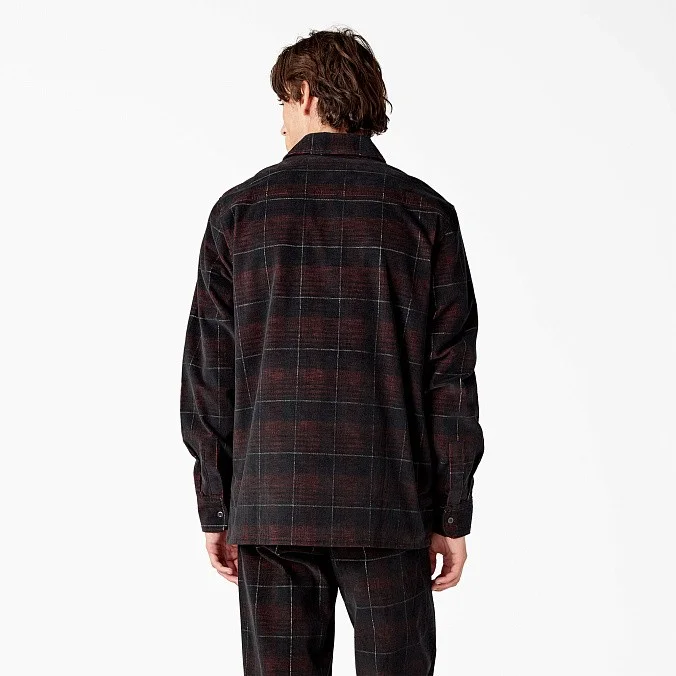 Рубашка Dickies Alma Corduroy Shirt Check Dark Base