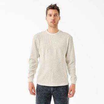 Лонгслив Dickies Skateboarding Tom Knox Thermal Shirt Cream