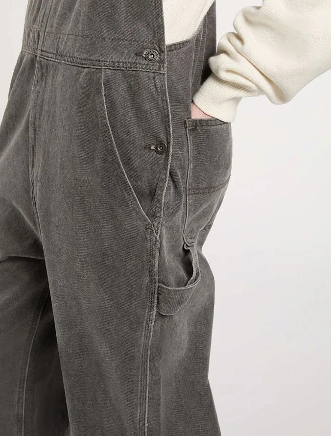 Комбинезон Dickies Classic Denim Bib Grey Wash Tinted
