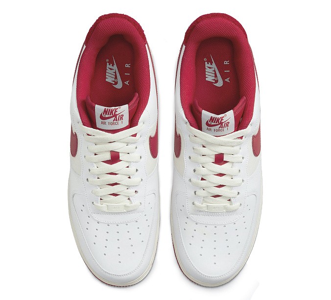 Кроссовки Nike Air Force 1 '07 LV8 White/Gym Red/Sail/White