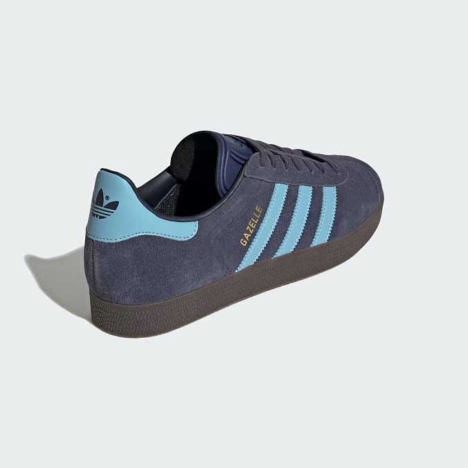 Кроссовки унисекс adidas Originals Gazelle Shadow Navy/Clear Blue/Gum