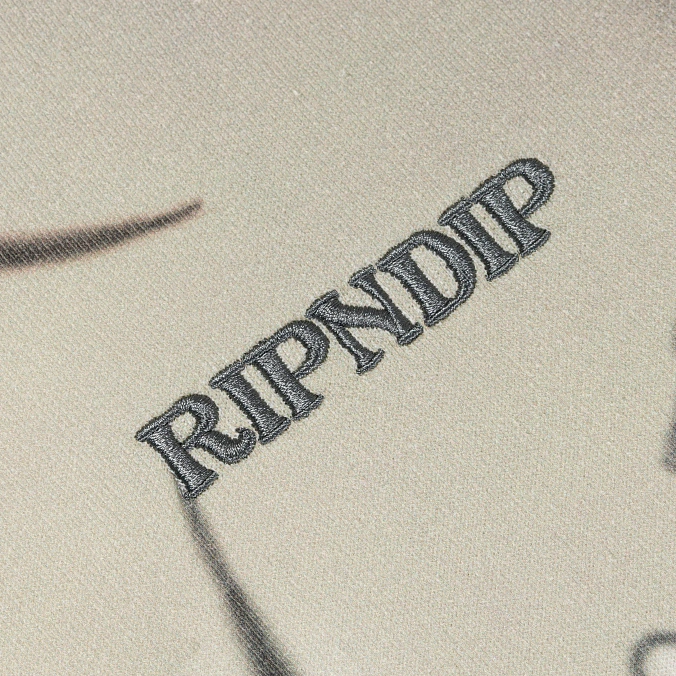 Толстовка RIPNDIP Stargazing Zip Up Hoodie Off White