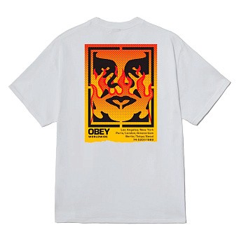 Футболка Obey Obey Icon Stencil Flame