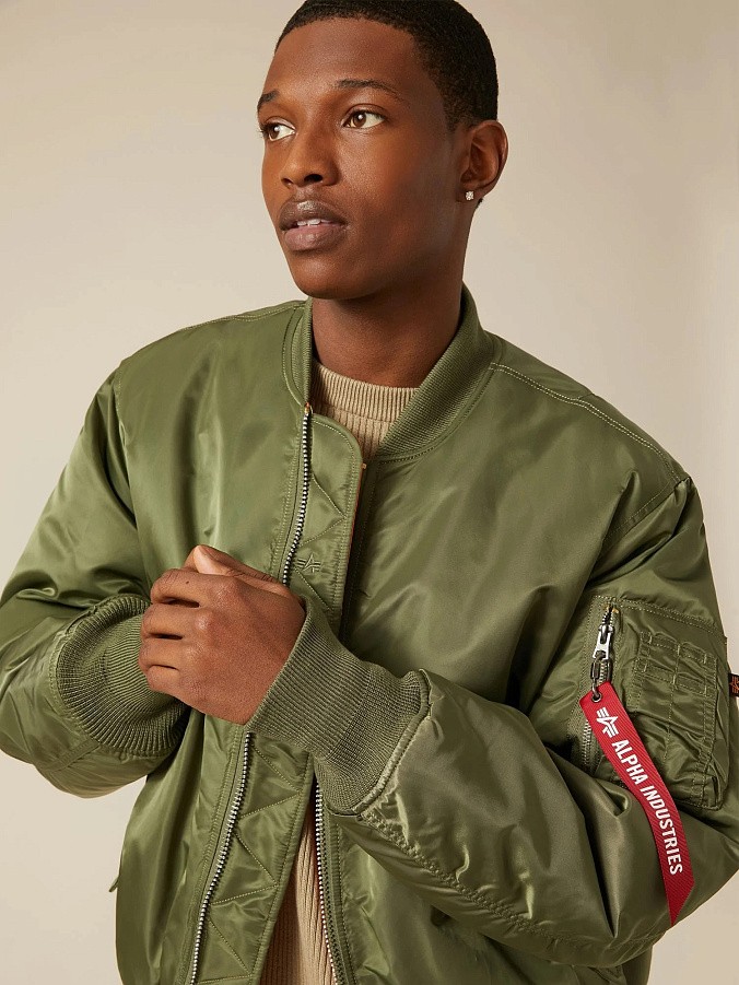 Куртка бомбер мужская Alpha Industries MA-1 Sage Green