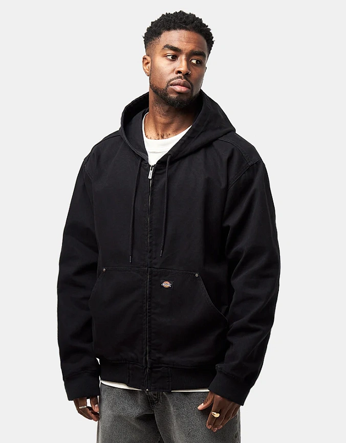Куртка Dickies Unlined Canvas Hooded Bom Black