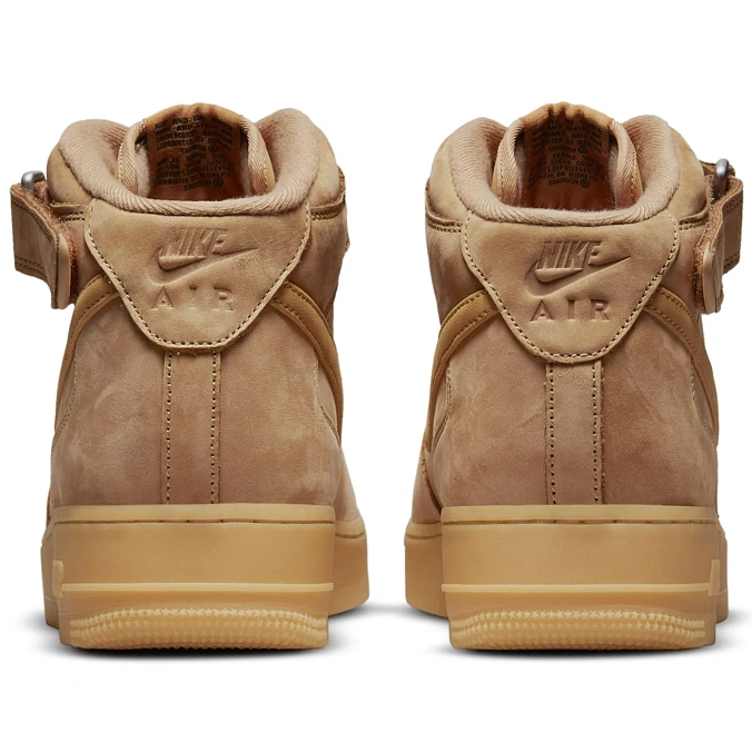 Кроссовки Nike Air Force 1 Mid '07 WB Flax/Wheat/Gum Light Brown