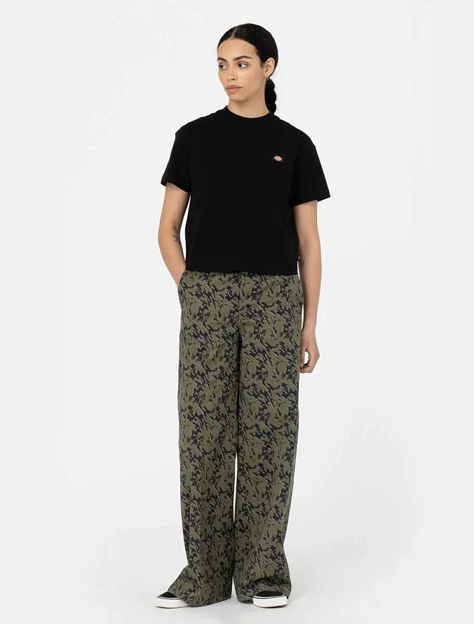 Футболка женская Dickies Oakport Boxy SS Tee Black