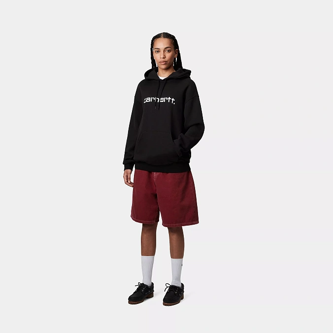 Толстовка женская Carhartt WIP W' Hooded Carhartt Sweatshirt
