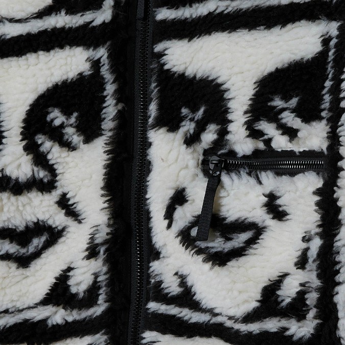 Куртка Obey Repeated Icon Sherpa Jacket