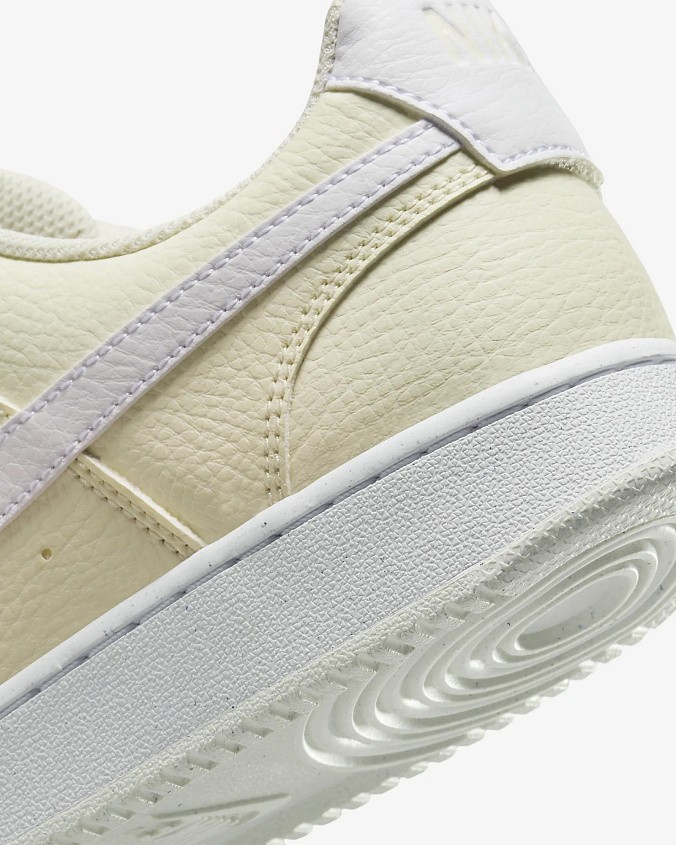 Кроссовки женские Nike Court Vision Low Next Nature White/Black/Pale Ivory