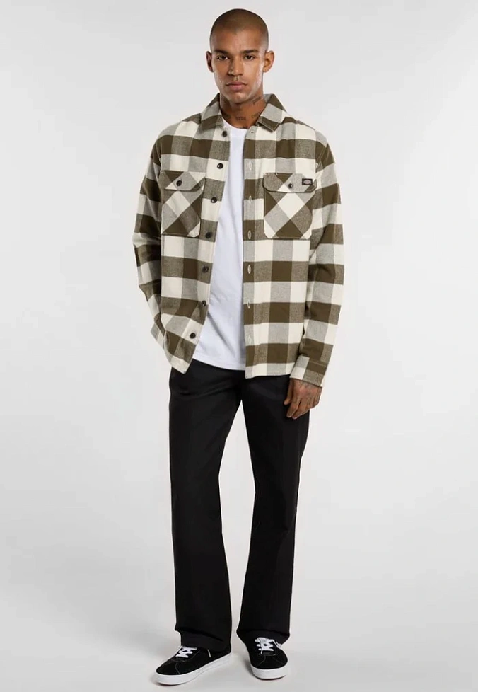 Рубашка Dickies Sacramento Shirt Egret