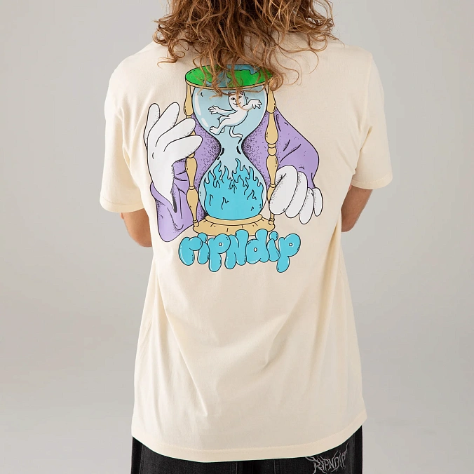 Футболка RIPNDIP Time Turner Tee Natural