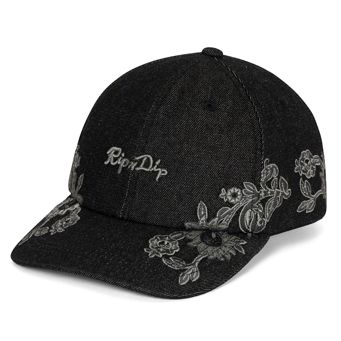 Кепка RIPNDIP Space Garden Dad Hat Black Vintage Wash