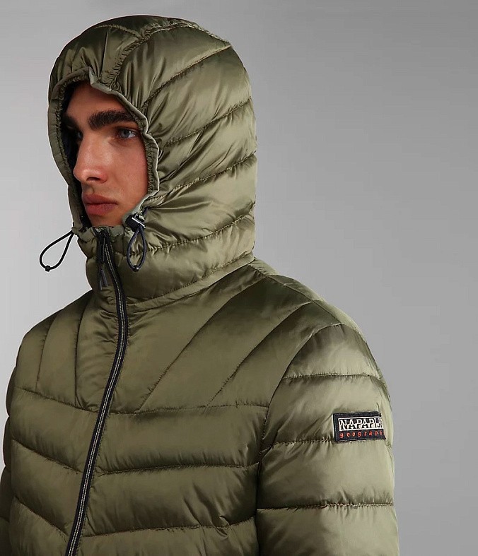 Куртка Napapijri Aerons Short Jacket Adjustable Hood Green Lichen