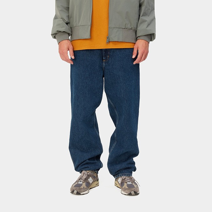 Мужские джинсы Carhartt WIP Single Knee Pant Blue (stone washed)