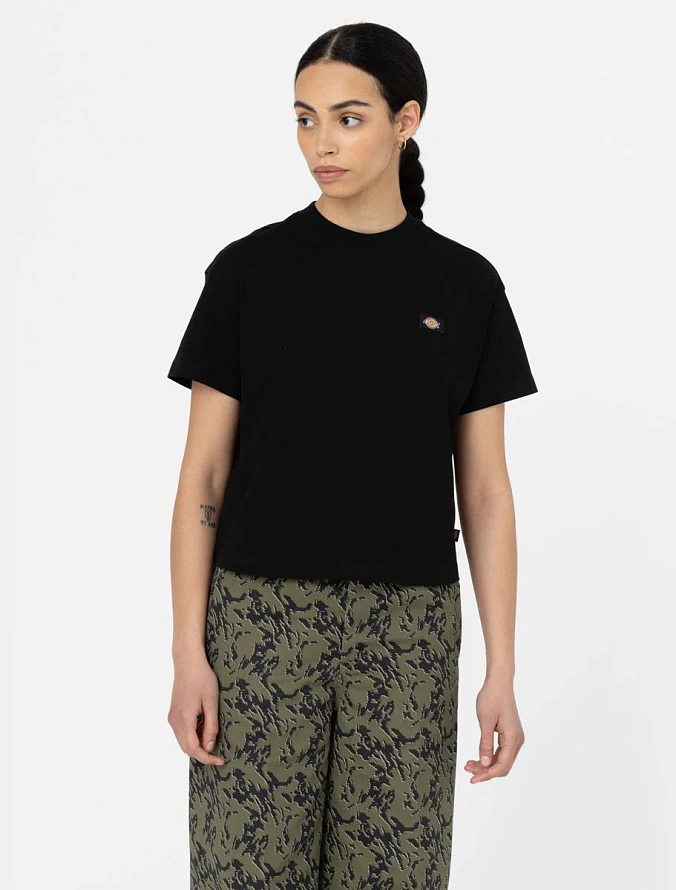 Футболка женская Dickies Oakport Boxy SS Tee Black