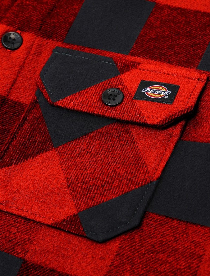 Рубашка женская Dickies New Sacramento Shirt Red